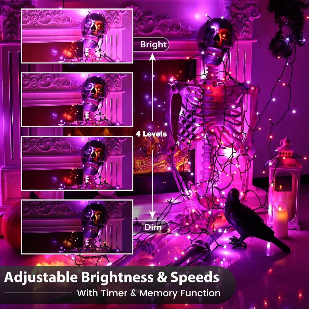 Ceevoo Christmas Lights Outdoor, 82ft 200 LED Christmas String Lights with Music, Plug in Motion Sensor Waterproof Holiday String Light for Indoor Outdoor Home Party Tree Garden Yard Decor