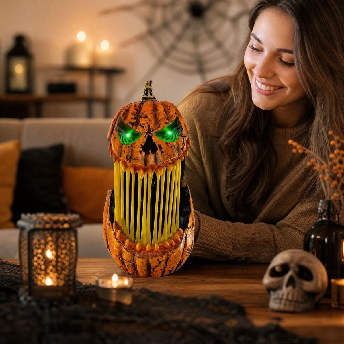 2026 Halloween Kooky Spook Ghost Figural Canister Cookie Jar,Halloween ghost canister