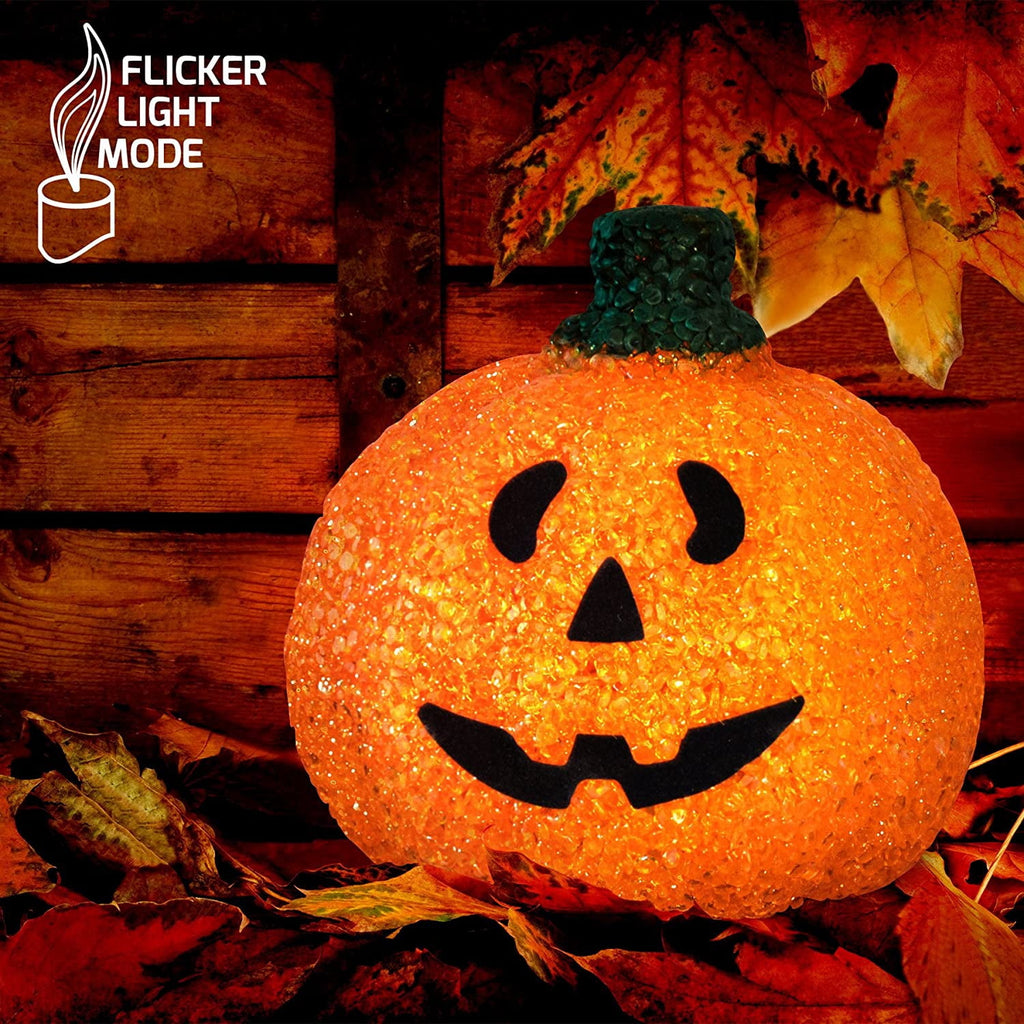 FlashingBlinkyLights Light Up Happy Pumpkin Decoration