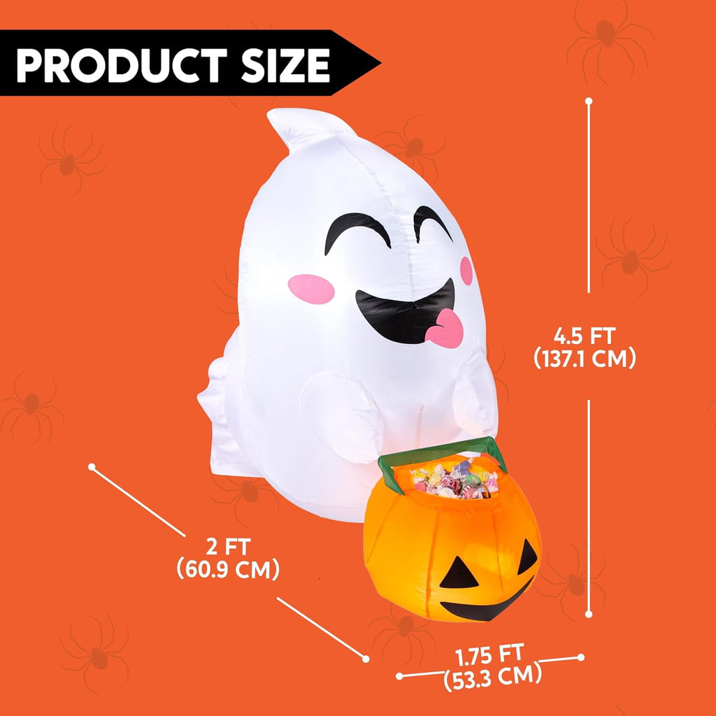 Joyfy 4 FT Halloween Inflatable Purple Octupos Head with Tentacles Broke Out from Window with Built-in LED Blow Up Inflatable for Window Decoration Yard Garden Lawn Decor
