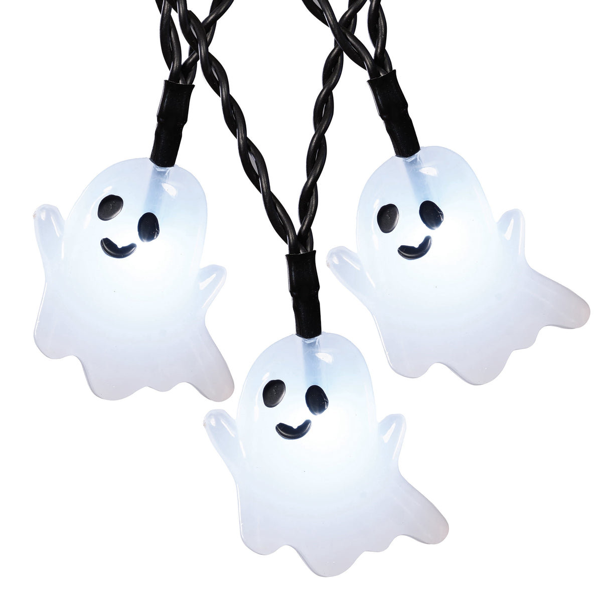 Indoor 10-Count Battery-Operated LED Pumpkin String Lights, Orange, 3', Halloween by Way To Celebrate