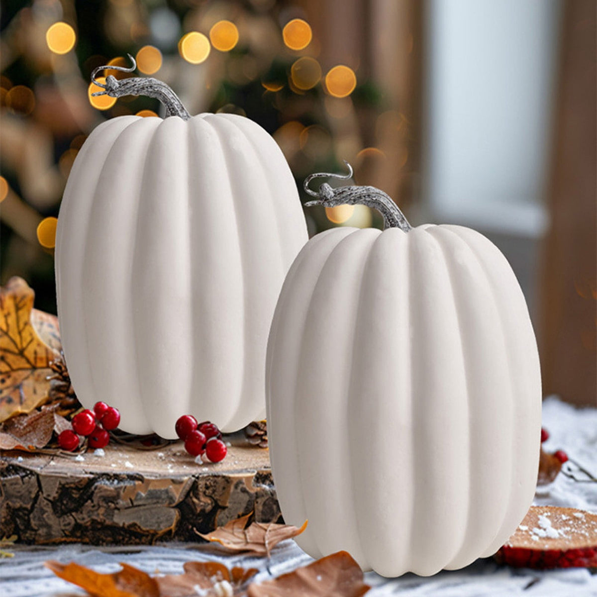 Artificial Pumpkins,Black Fake Pumpkins Large Faux Pumpkins for Autumn Thanksgiving Halloween Seasonal Holiday Decor Decoration (Big Black Pumpkins,8.7x6.3in)