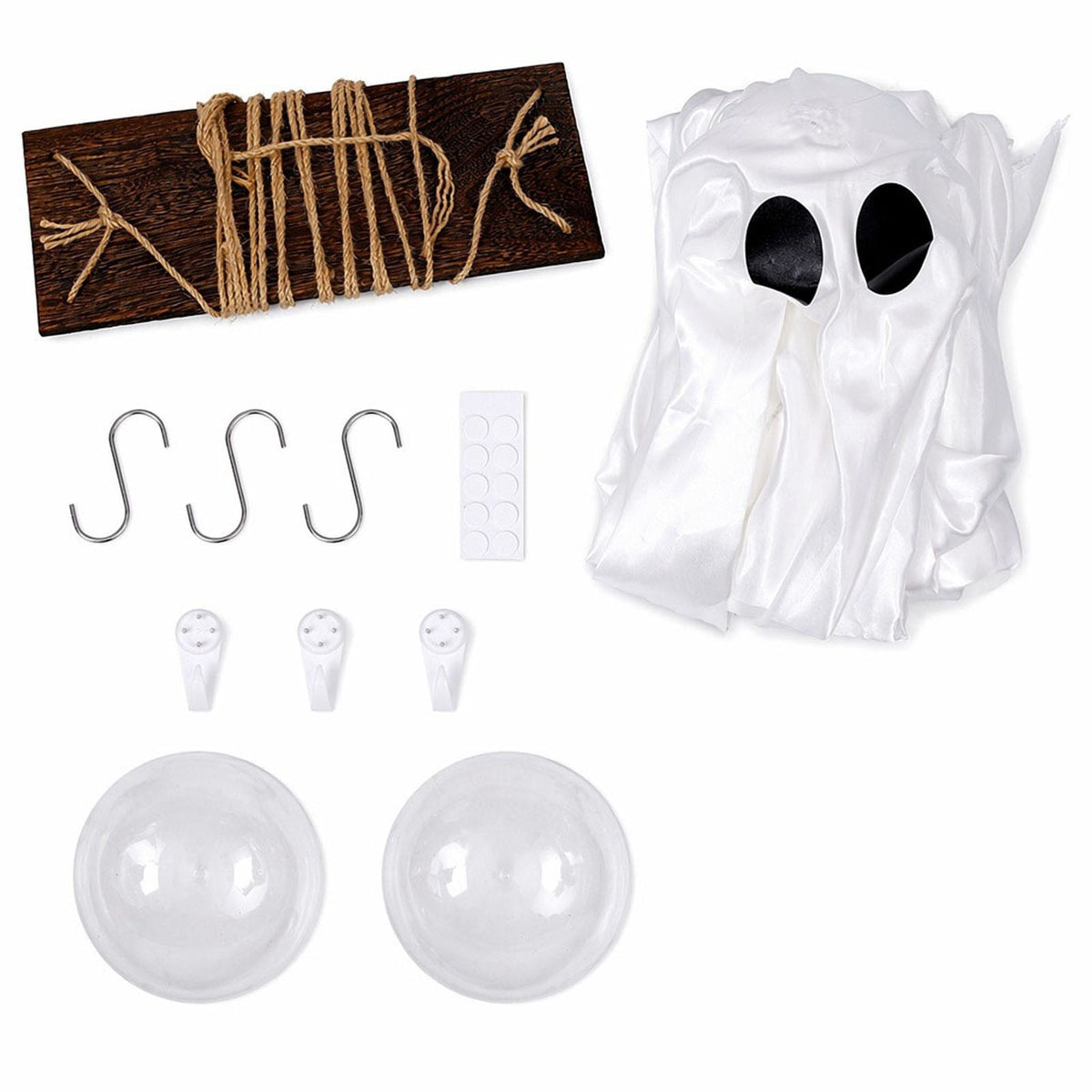 SCNOR Friendly Ghost Statue with Pumpkin Candy Bowl, 11.8 Inch Halloween Decoration for Outdoor Porch, Yard, Patio & Indoor