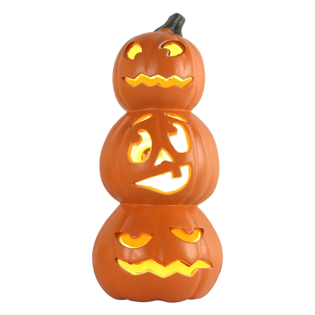 6" Jack O' Lantern - Battery Operated Halloween Pumpkin Lantern - Waterproof for Indoor Outdoor Decorations Favors