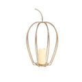 Metal Pumpkin Lantern Small 21.75inch '' , by way to celebrate