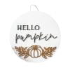 PEONAVET Thanksgiving Garland Pumpkin Decoration Door Panel Wooden Crafts Home Decoration Hanging Holiday Decoration on Clearance