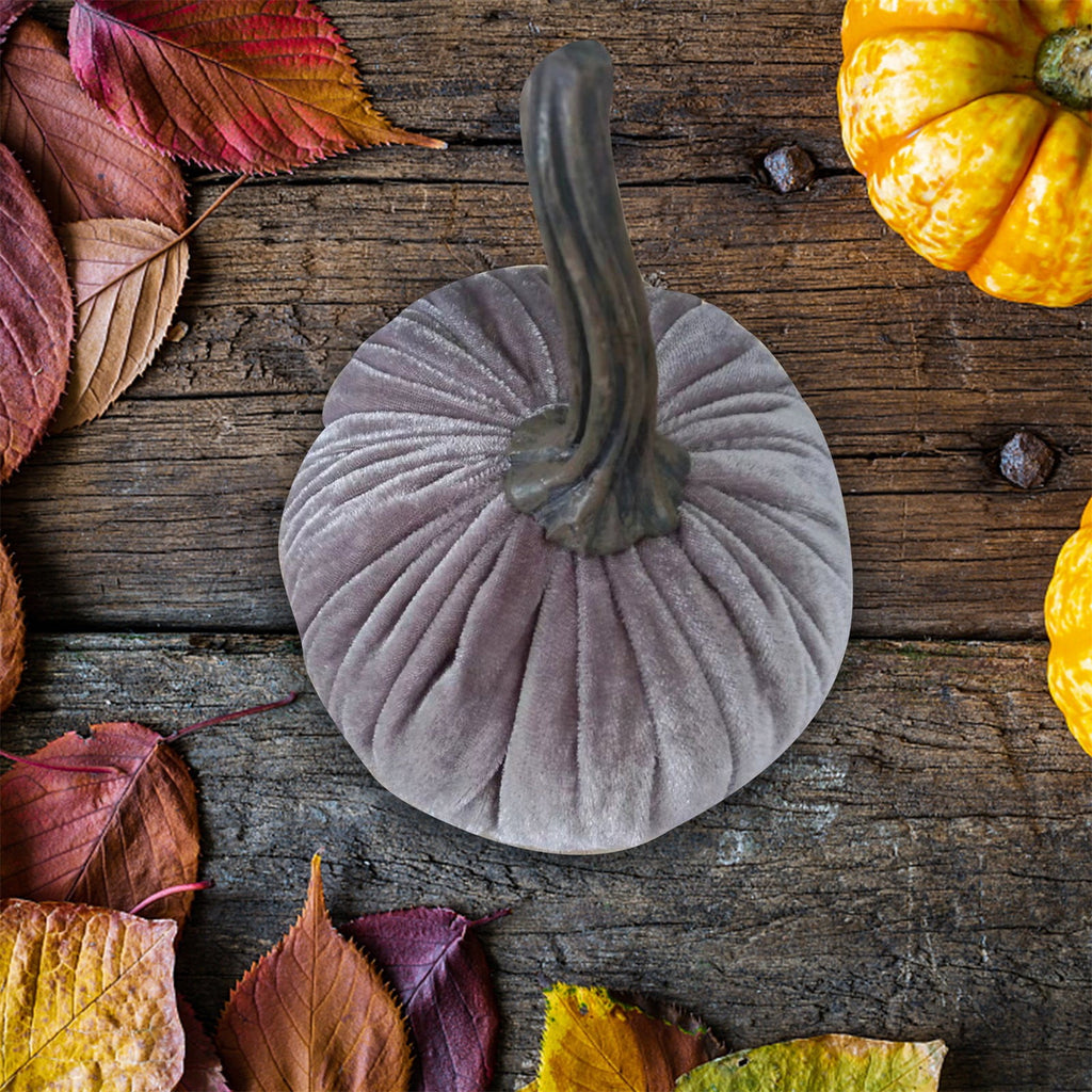 Sahpxhe Halloween Pumpkin Decorations Halloween Velvet Pumpkins Decor Super Soft Stuffed with Exquisite 15*15cm