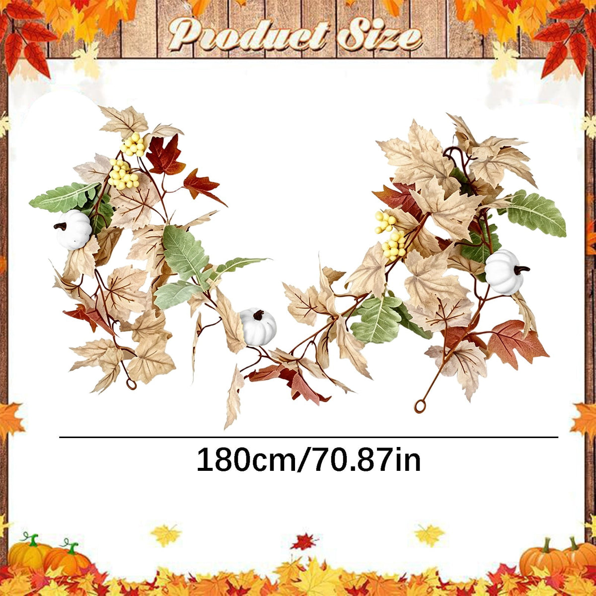 Fall Candle Ring,Artificial Maple Leaves Pumpkins Decorative Wreaths,Berry Wreath for Pillar Candle Holder,Candle Ring for Halloween Centerpieces and Farmhouse Table Decor,7.48 inch(Pink)