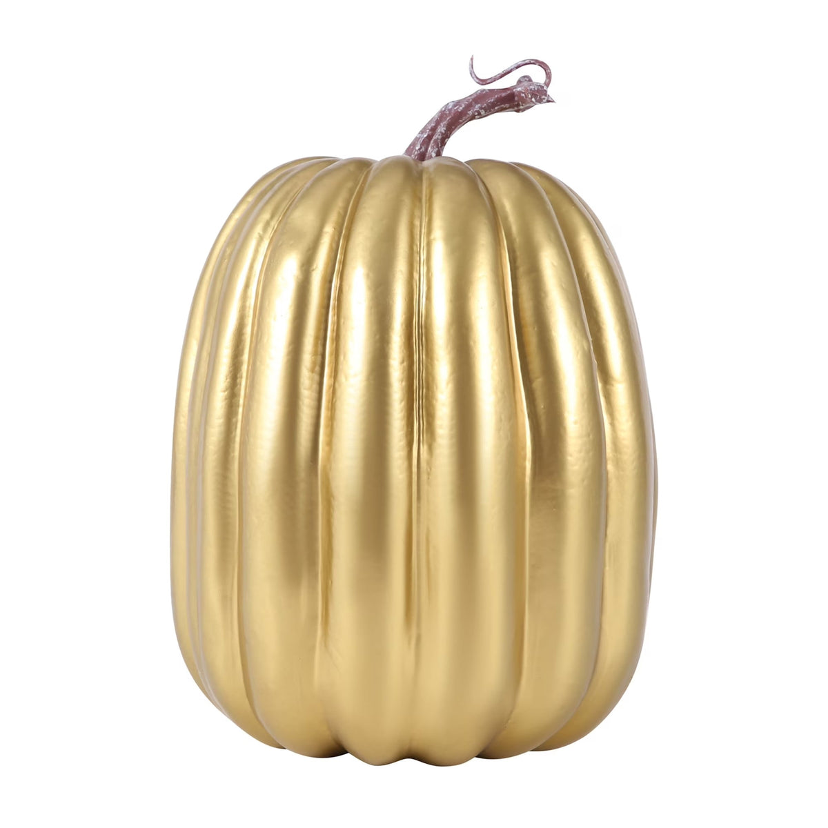 CQHVKQ 8 Inch Large Artificial Pumpkin Fall Decorations, Realistic Fake Harvest Pumpkin, Orange Gold Decorative Pumpkins for Table Centerpieces, Fall, Thanksgiving & Halloween DIY