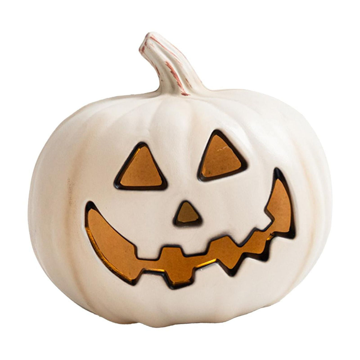 yotijay Halloween Pumpkin Light Indoor Decoration Vivid Details Fine Craftsmanship Resin C