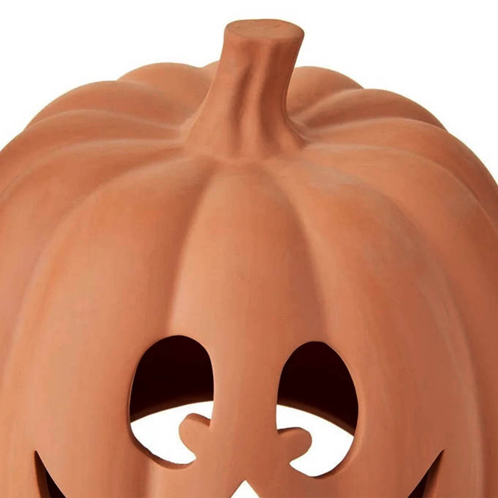 Luoshdecor Pumpkin Decoration , Resin Reusable Carved Pumpkin for Thanksgiving Halloween Fall Indoor Outdoor Decor Party Supplies