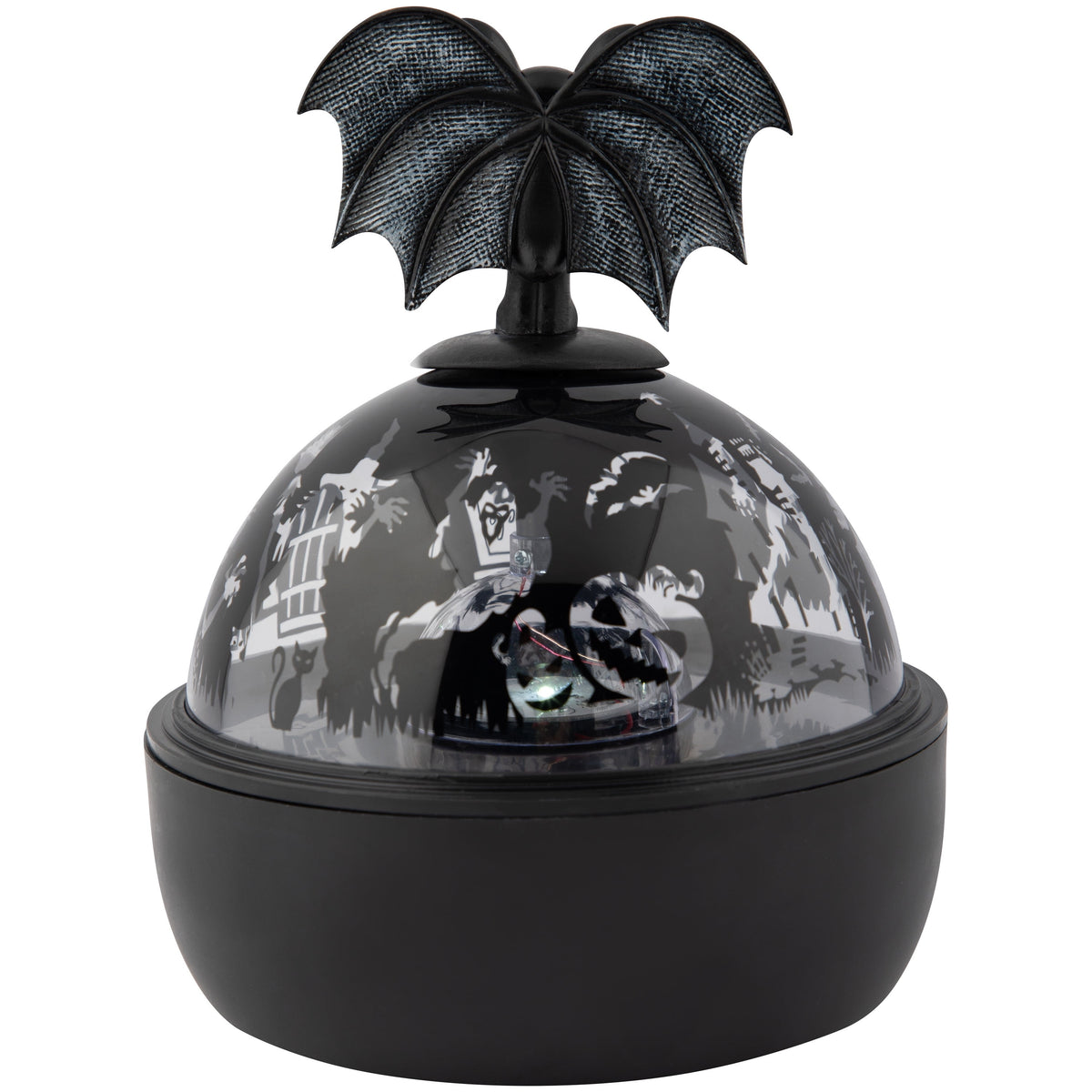 Halloween Light Show Illuminations Shadow Lights with Topper Haunted Bat Projection Light (Red/White)