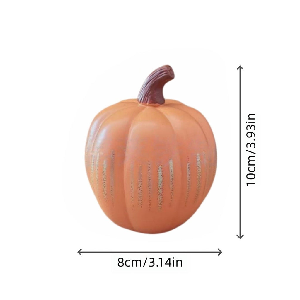 Halloween Lamp Decorations, 2026 New Pumpkin Light, Cute LED Pumpkin Figurine, Sparkling Night Glass Pumpkins Lamp for Shelf Mantel Fireplace Party Indoor Outdoor Fall Holiday Decor
