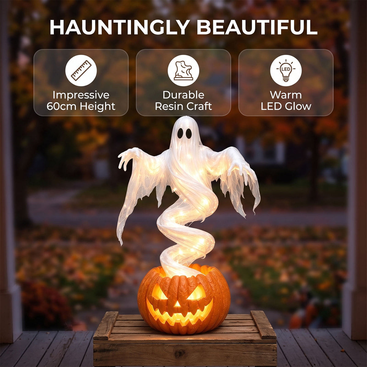 Fuebueo Realistic Halloween Skeleton Decorations with Eyes Lights - Scary Groundbreaker Skull Stakes for Indoor Outdoor Haunted, Yard, and Garden Party Decor