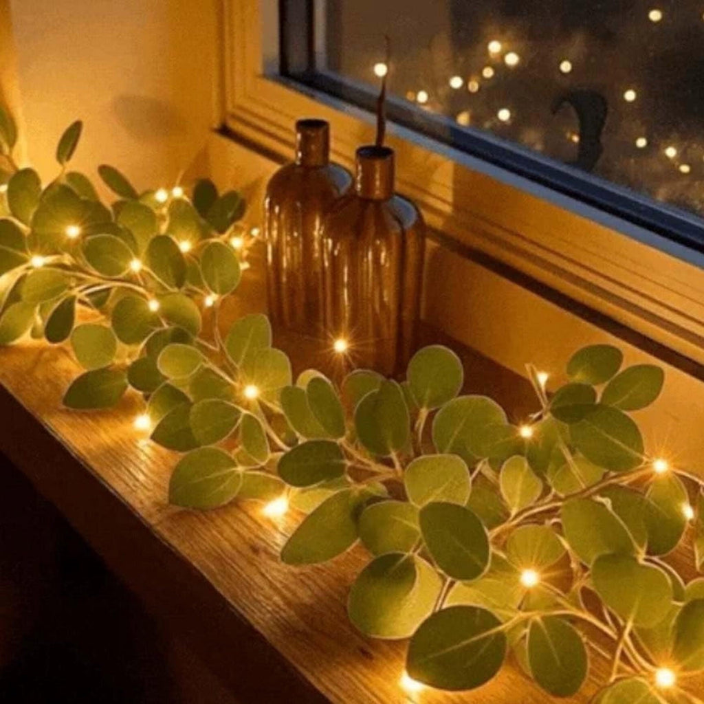 yulier Artificial Garland 70.86 inch Spring Garland with Flowers, Faux Vines Floral Hanging Garland for Holiday Wedding Spring Home Party Window Door Fireplace Table Indoor Outdoor Decor