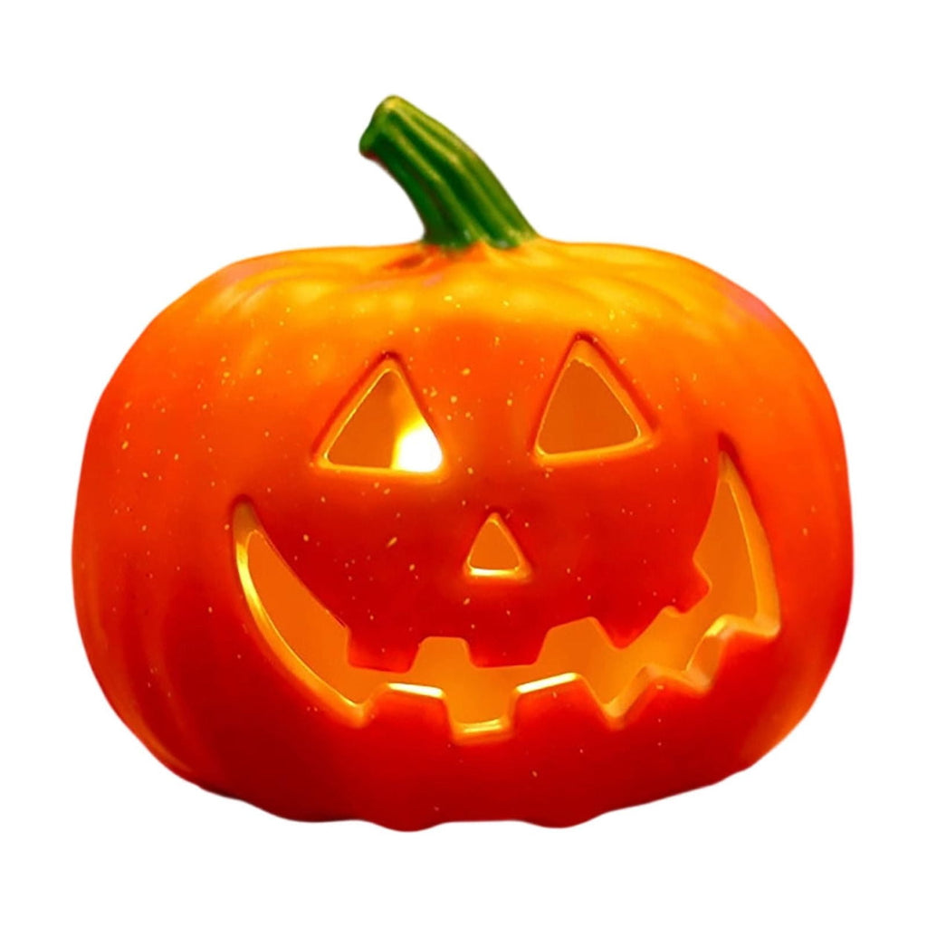 Halloween Lighted Pumpkin Large Plastic LED Pumpkin Decoration for Outdoor Yard Porch Home Storefront Shopping Mall Holiday Display Decor
