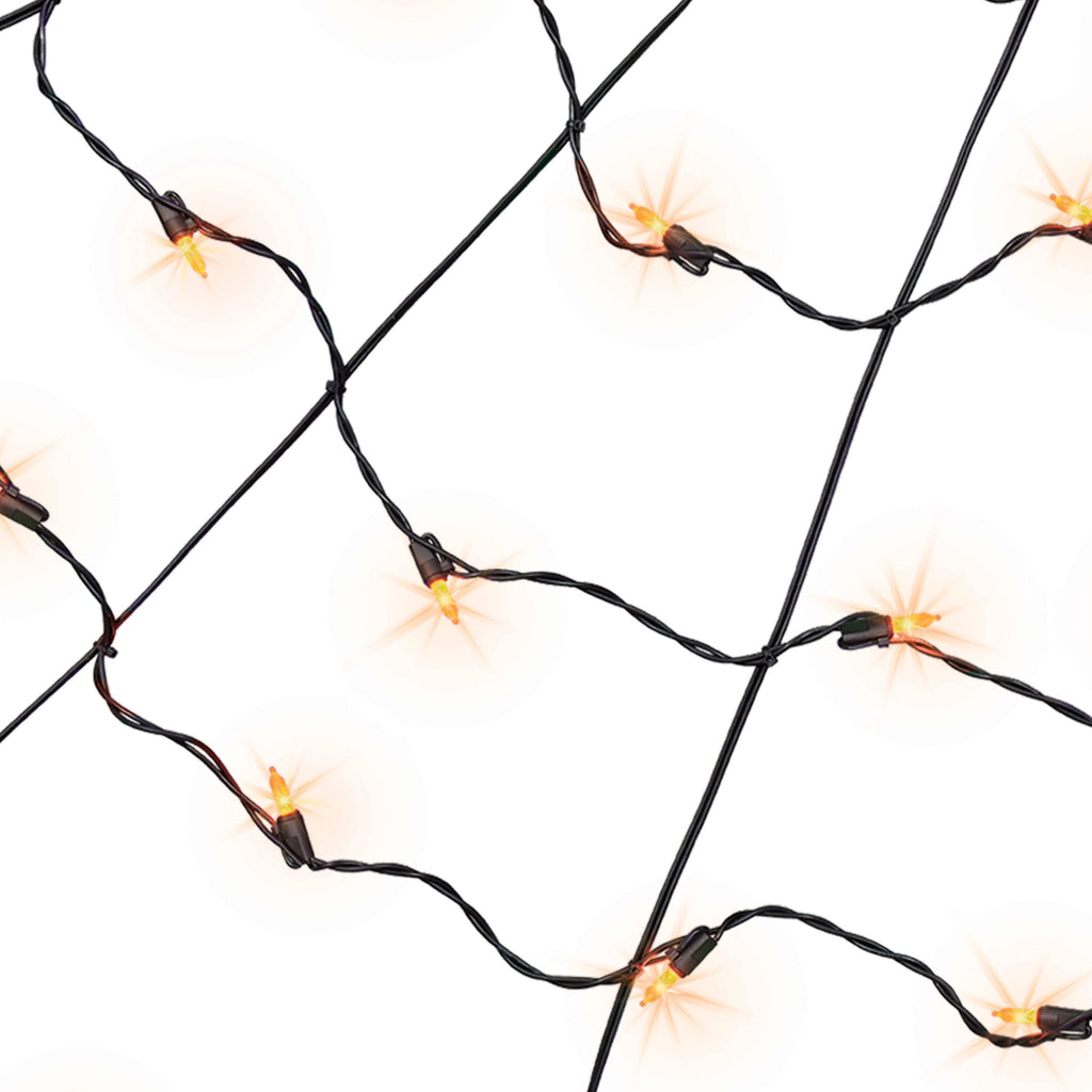 Indoor/Outdoor 30-Count LED Corner Web Lights, Purple, 30" x 30", Halloween by Way To Celebrate