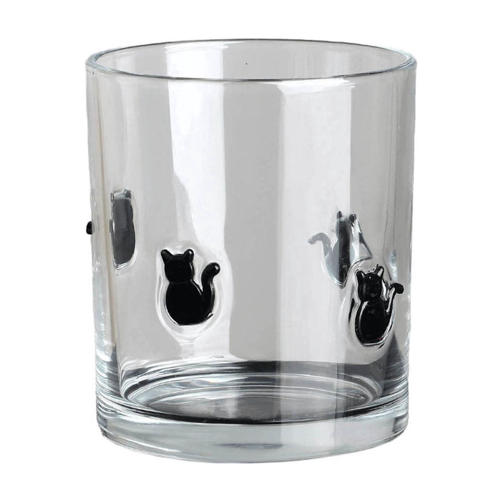 Qocolcyl Halloween Icon Glass Cups- 350ml Pumpkin Black Cat Bat Ghost Stemless Wine Glasses Old Fashioned Icon Hand Blown Drinking Cups for Party Supplies&Gift