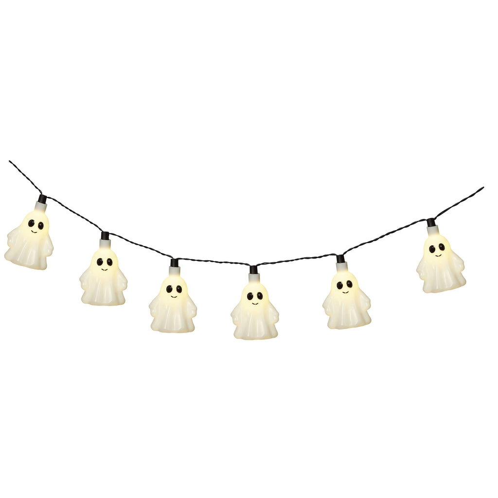 Indoor/Outdoor 10-Count LED Pumpkin String Lights, Warm White, 6.5', Halloween by Way To Celebrate