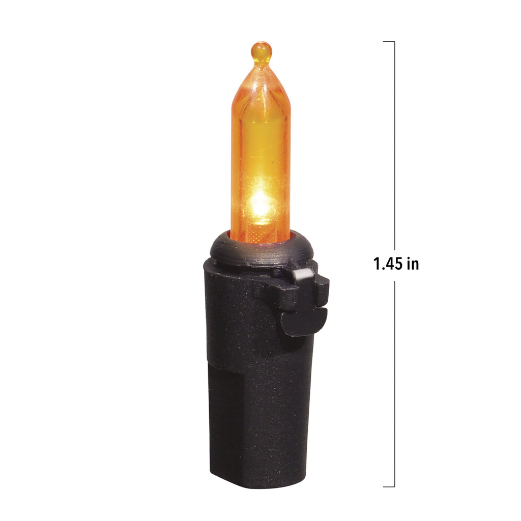 Indoor/Outdoor 500-Count LED Mini String Lights, Orange, 98.5', Halloween by Way To Celebrate