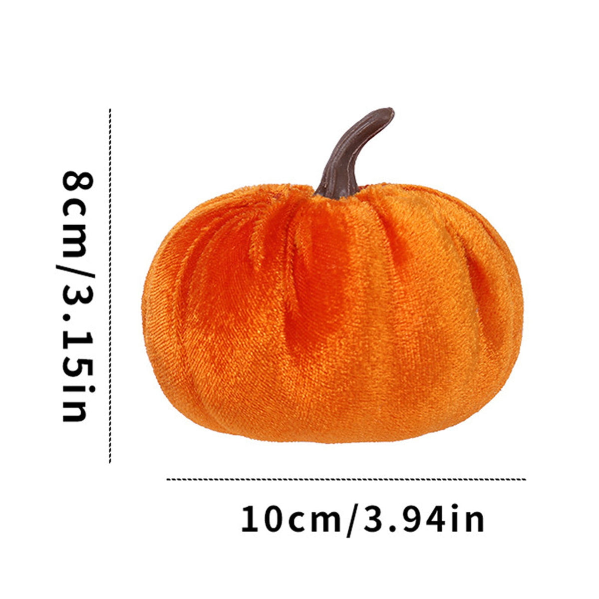 Artificial Pumpkin Decoration for Halloween and Thanksgiving - Foam Fake Pumpkin Model for Home Decor, Fall Parties, and Seasonal Events - Durable and Long-lasting, Various Sizes Available