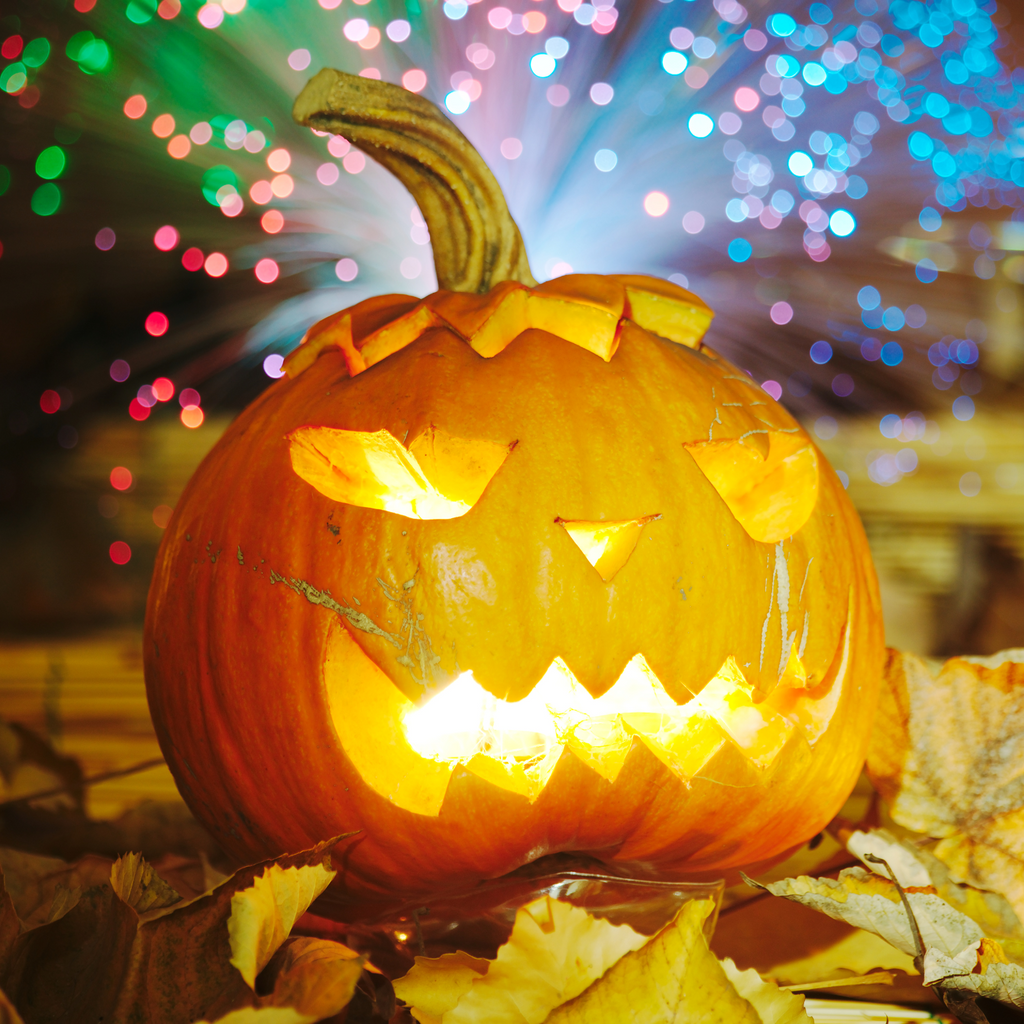 Four Orange Carvable Pumpkin Foam Decoration, 4.75 inches Pumpkin for Halloween Christmas Harvest Centerpiece DIY Decor