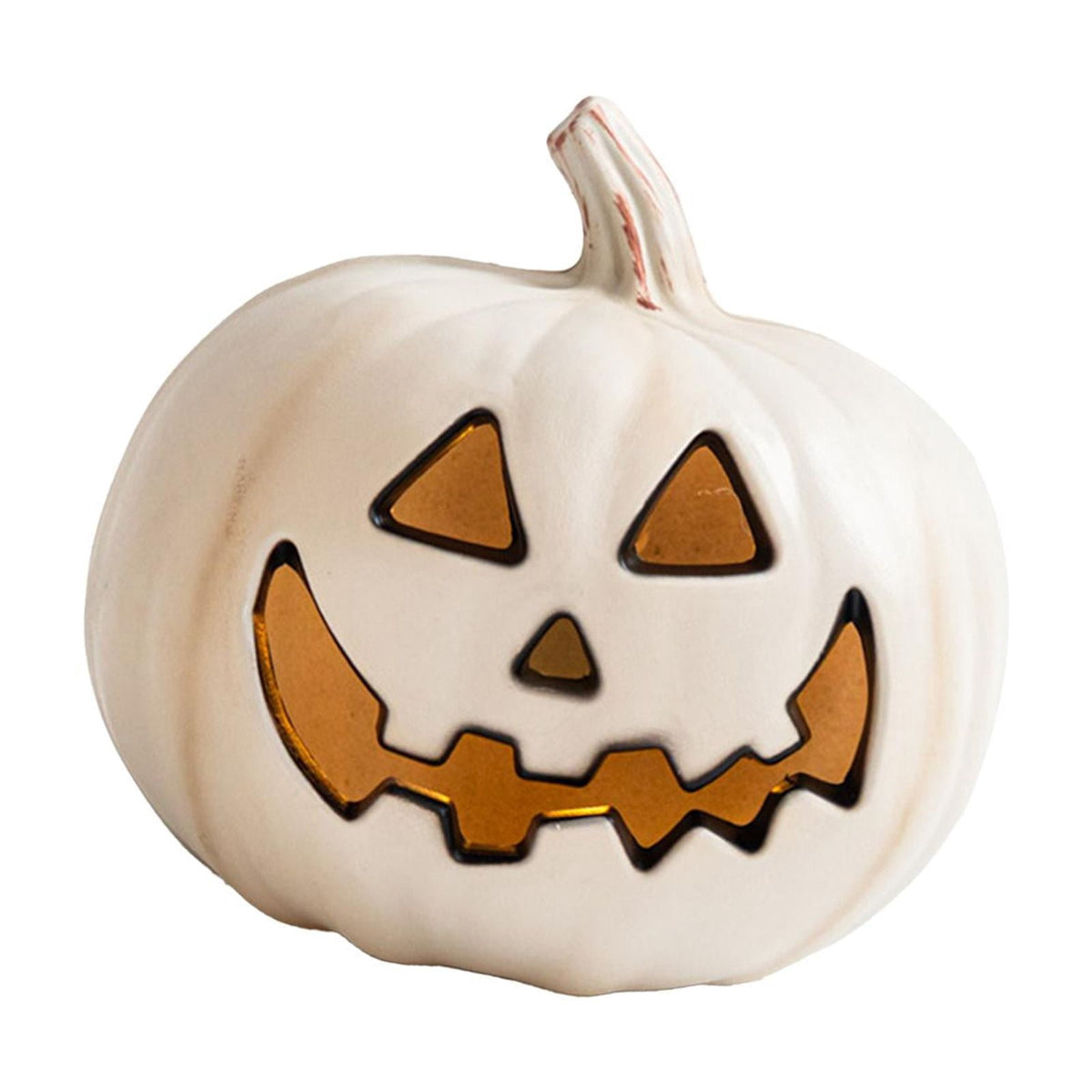 yotijay Halloween Pumpkin Light Indoor Decoration Vivid Details Fine Craftsmanship Resin C