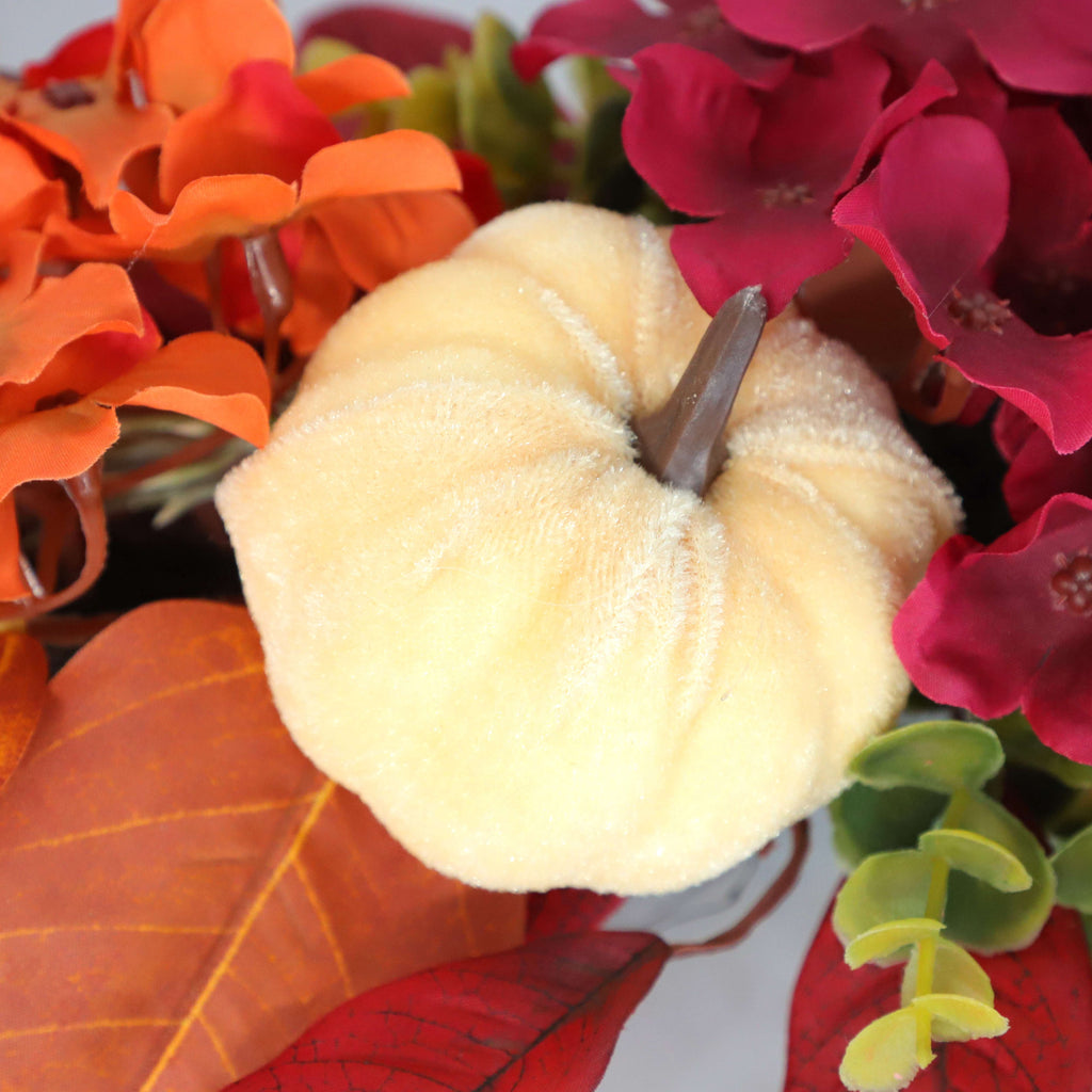 Peonies and Hydrangeas Wreath, Multicolor, 24", Fall by Way To Celebrate