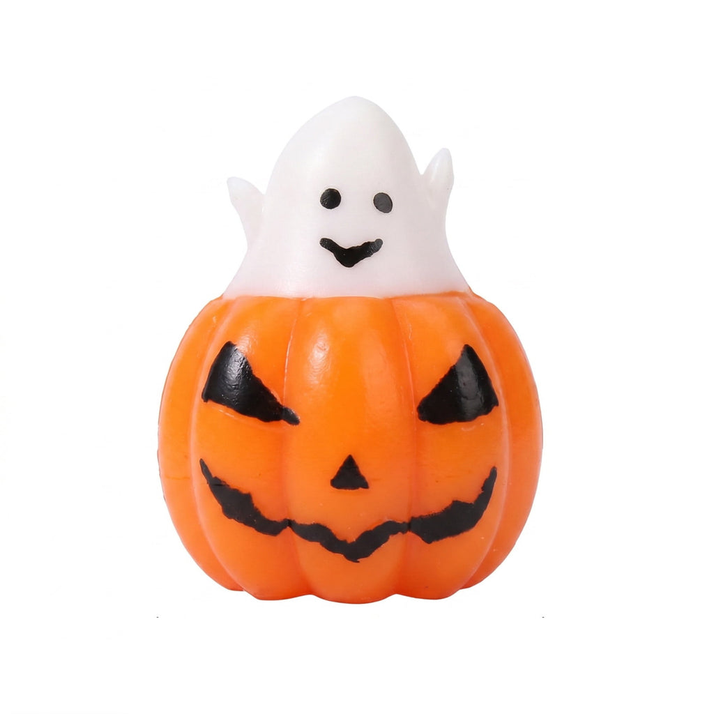 Zydvens Halloween Spooky Ghost in Jack-O'-Lantern Squishy Toys - Cute Matte Pumpkin Ghost Sensory Fidget Toy for Halloween & Thanksgiving Holiday Party Favors