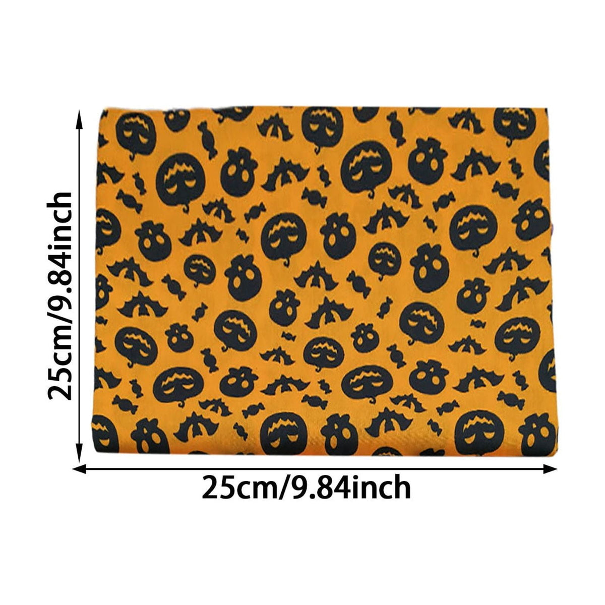 Halloween Decorations Halloween Digital Print Fabric For Diy Quilting Sewing Craft Polyester Material Patchwork Textile Supplies Diy Knitting Diy 9.8"X9.8" 2026