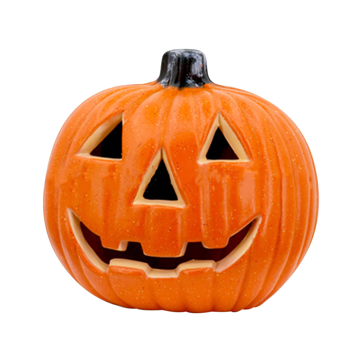 SRUILUO Halloween Light up Jack-O-Lantern, Fall Thanksgiving Pumpkin Light Decorations, Pumpkin Prop with LED Light, Halloween Tabletop Decorations Props for Indoor Outdoor Decor (No Battery)