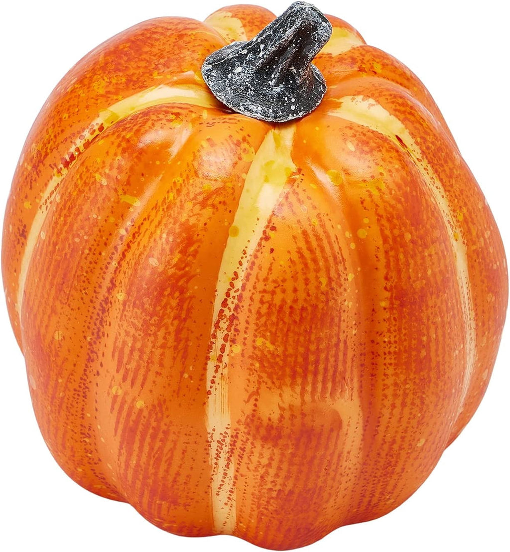 7Pcs Fake Pumpkins Artificial Plastic Pumpkins Decorations Foam Pumpkins for Fall Halloween Home Decor (Blue, One Size)