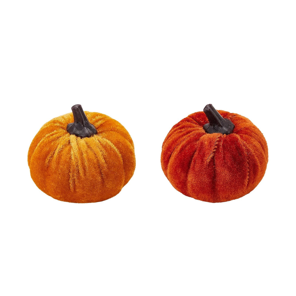 12 Pcs Small Velvet Pumpkins Artificial Pumpkins 2 Sizes for Fall Decor Wedding Thanksgiving Halloween Party Table Centerpiece Farmhouse Decoration, Blue