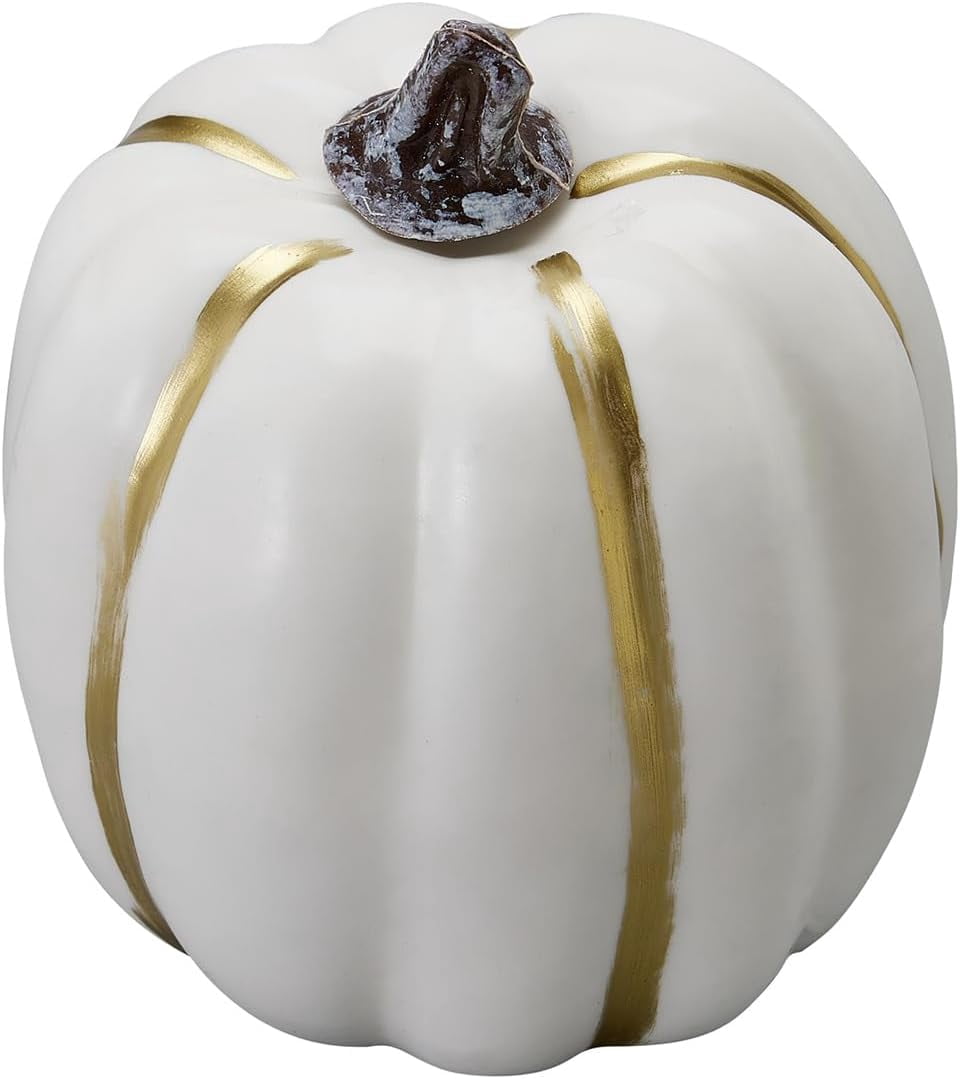 7Pcs Artificial Pumpkins Fall Decoration Assorted Faux Pumpkin Cute Foam Pumpkins for Home Outside Halloween Decorating