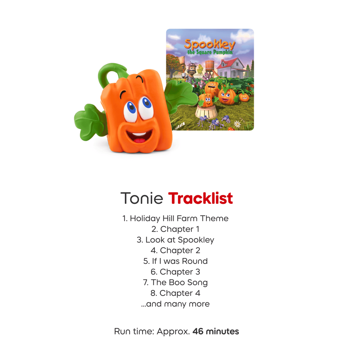 tonies Spookley the Square Pumpkin Audio Toy Figurine, Age Group 3+