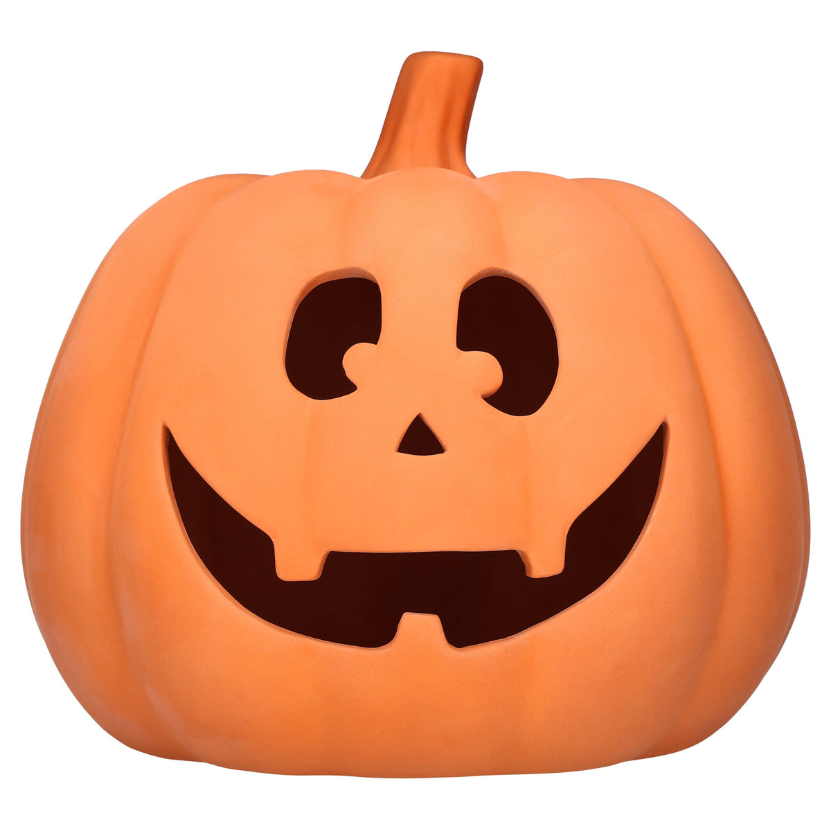 Jack-o'-Lantern Decoration, Terracotta, 9.25", Halloween by Way To Celebrate