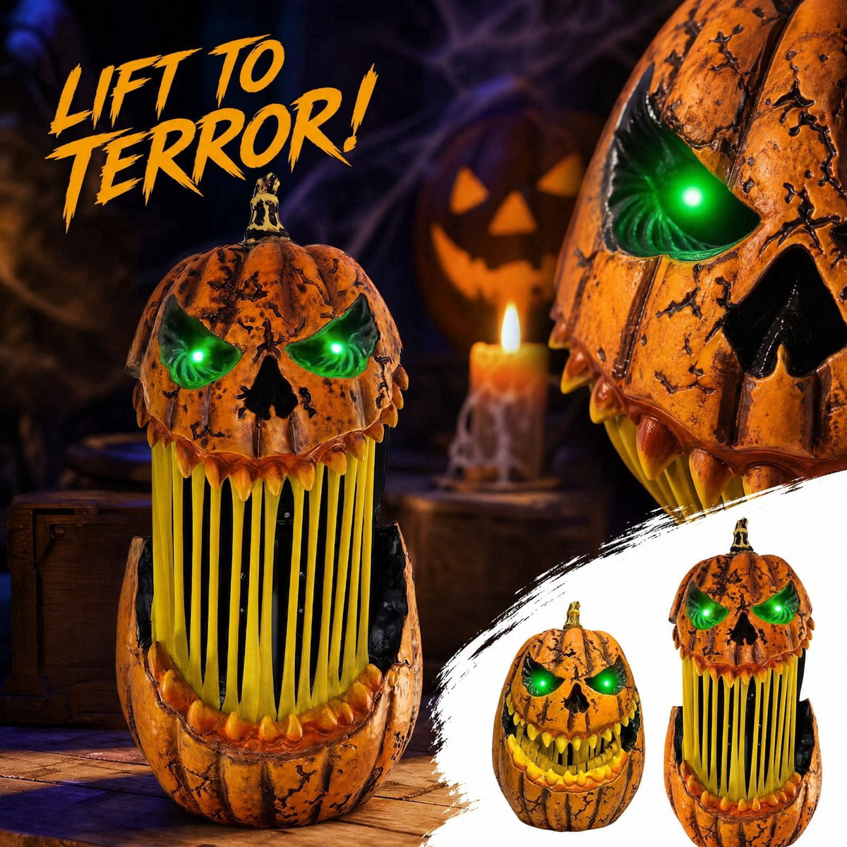 2026 Halloween Kooky Spook Ghost Figural Canister Cookie Jar,Halloween ghost canister
