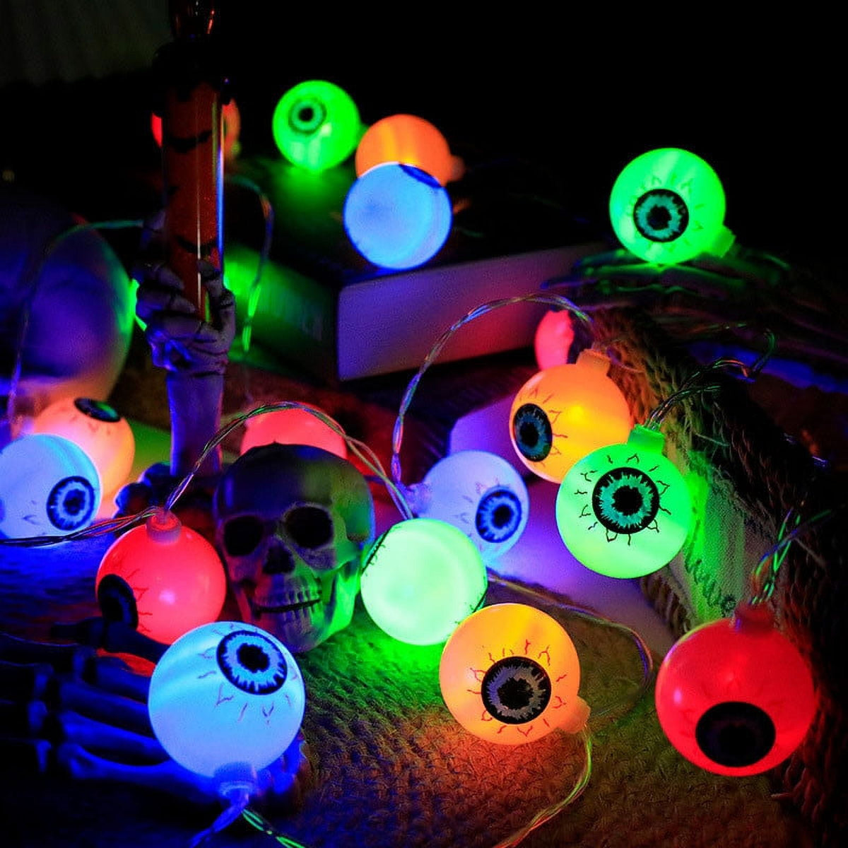 Halloween Decorations 10 LED Halloween String Lights 4.92ft Halloween String Lights For Outdoor Indoor Decor Halloween Lighting For Yard Home Party Decorations