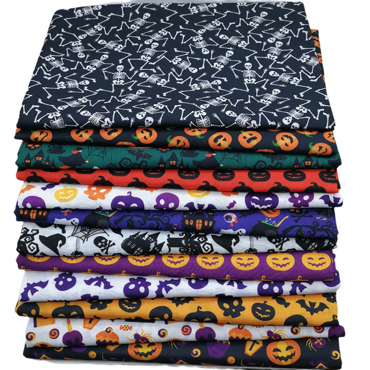 Halloween Decorations Halloween Digital Print Fabric For Diy Quilting Sewing Craft Polyester Material Patchwork Textile Supplies Diy Knitting Diy 9.8"X9.8" 2026