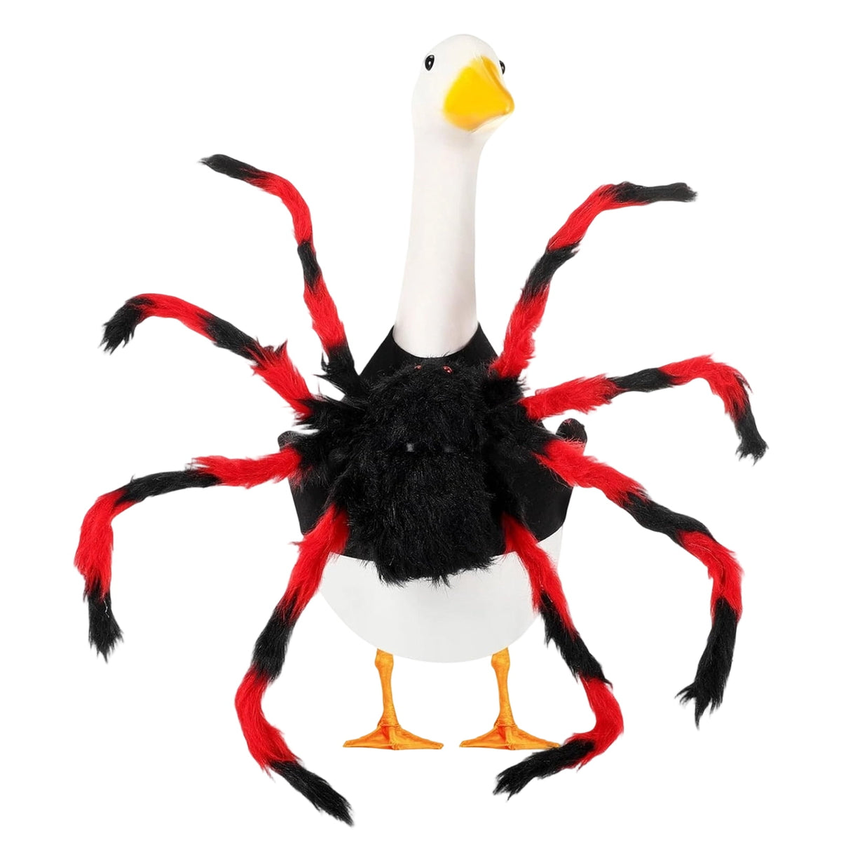 Halloween Garden Porch Decor, Porch Goose Outfits Halloween, 23 Inch Porch Goose Outfits, Witch Dress and Hat Set, Fits 23X11X26 Inch Standing Plush Goose for Front Porch Lawn