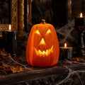 Halloween Pumpkin LED Light Lamp Blow Mold Pumpkin Decoration For Tabletop Shelf And Mantel