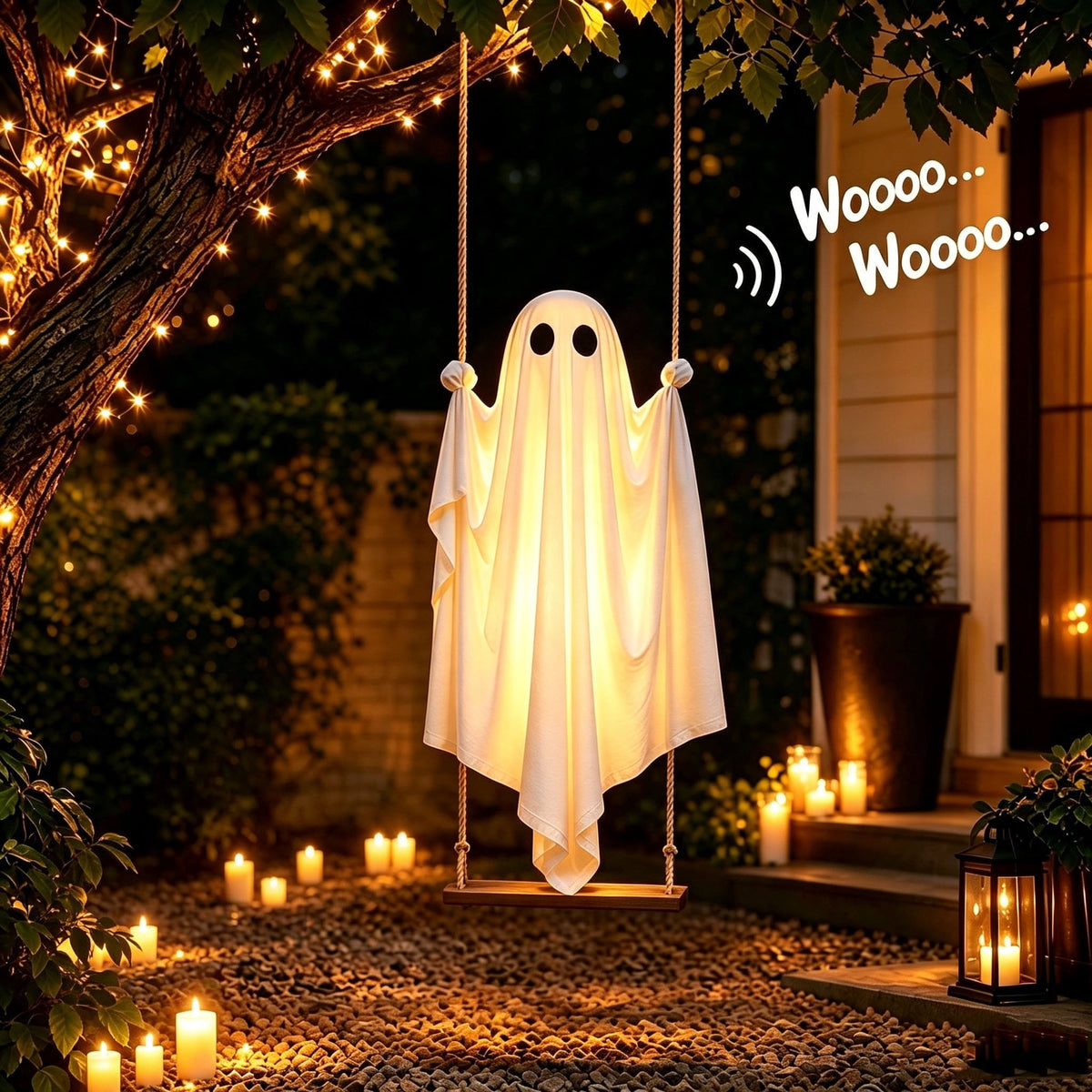 Fuebueo Realistic Halloween Skeleton Decorations with Eyes Lights - Scary Groundbreaker Skull Stakes for Indoor Outdoor Haunted, Yard, and Garden Party Decor