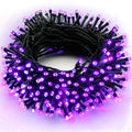 Scidweet Halloween String Lights, 105 FT 300 LED Twinkle Fairy Lights for Indoor Outdoor Halloween Decorations, Purple