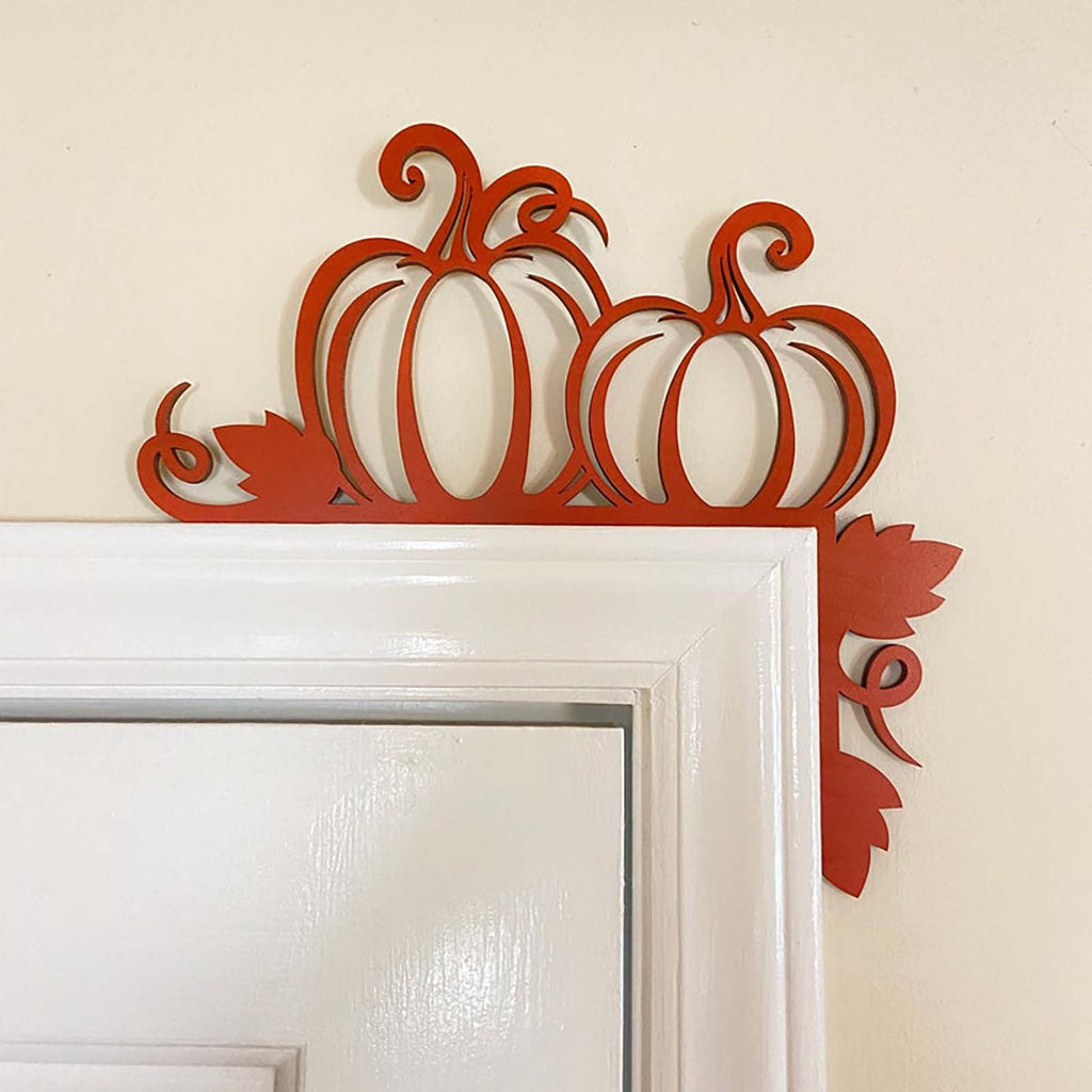 XGFHYJEH Halloween Decorations Decor, Scene Decoration With Iron Door Hanging Corners, Halloween Pumpkin, And Ghost Door Corner Decoration