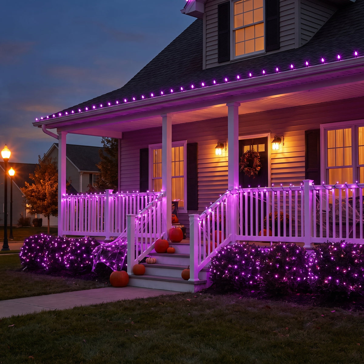 Indoor/Outdoor 500-Count LED Mini String Lights, Orange, 98.5', Halloween by Way To Celebrate