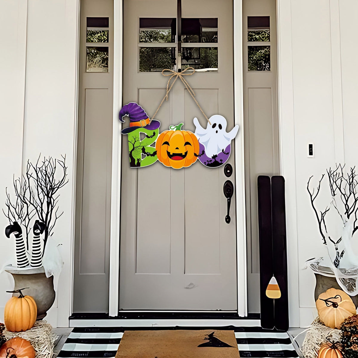 RBCKVXZ Halloween Decorations Indoor Outdoor, Halloween Hanging Decorations, Pumpkins, Ghost Decorations Interior And Exterior Patio Decorations, Fall Decorations for Home