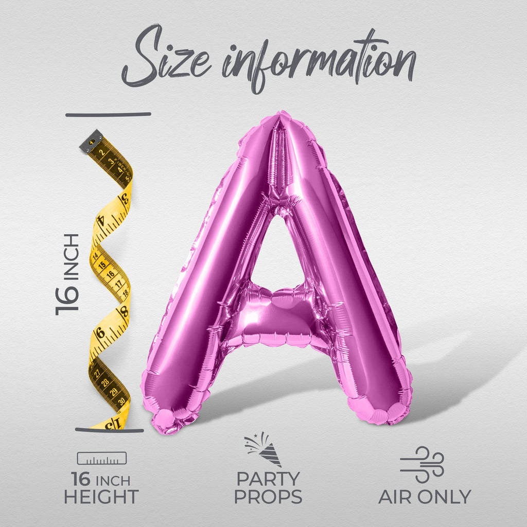 Letter Balloons - BOO 16" Inch Alphabet Letters Foil Mylar Balloon Halloween Party Banner (Black)