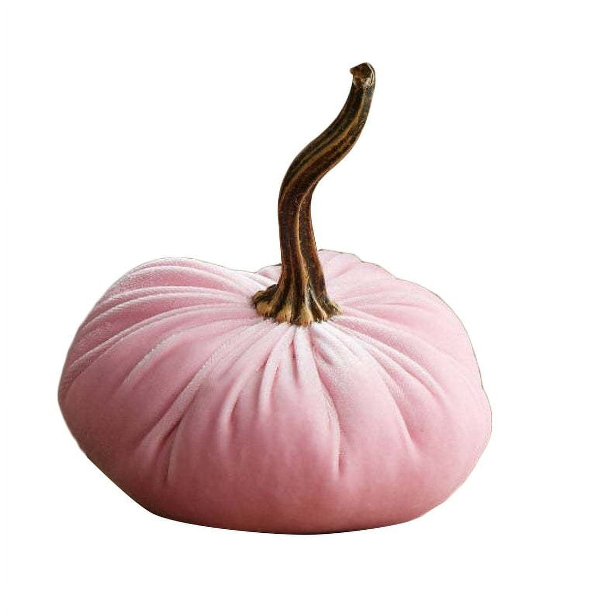Large Fake Handmade Green Velvet Pumpkins Artificial Fall Harvest Halloween Decoration for Home Kitchen Farmhouse Thanksgiving Wedding Festival