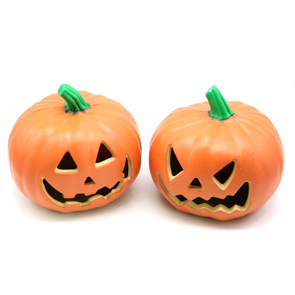 Halloween Decoration Clearance! Halloween Pumpkin Decorations, Halloween Decor, Halloween Led Pumpkin Lights Light Up Jack O Lantern Pumpkin Figurine Lantern for Indoor Outdoor