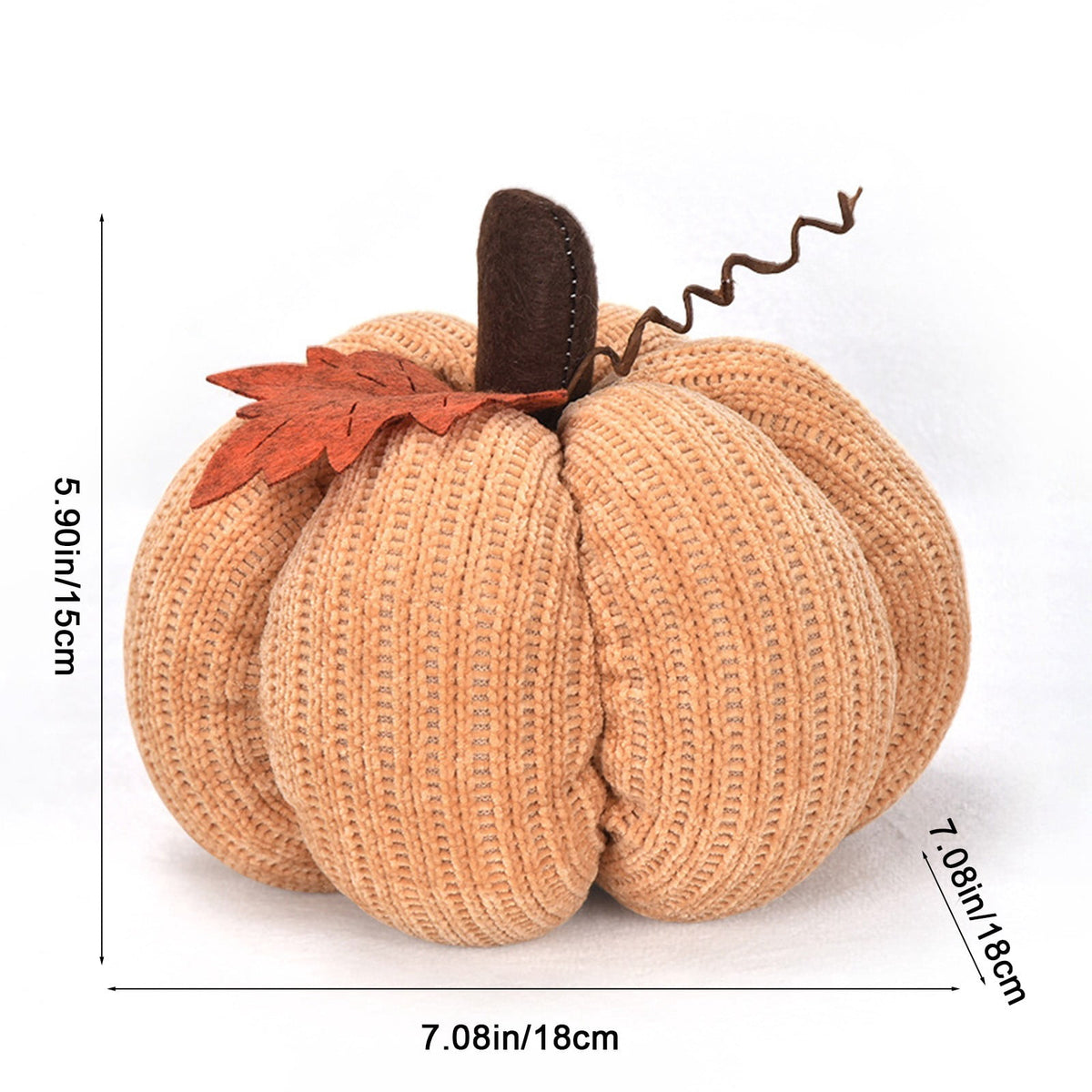 Taotanxi Fall Mini Crochet Pumpkins Seasonal Knit Decorative Pumpkins for Crafts Rustic Decor Farmhouse Decorative Fall Thanksgiving Centerpiece Table Decorations for Mantel Kitchen Gift